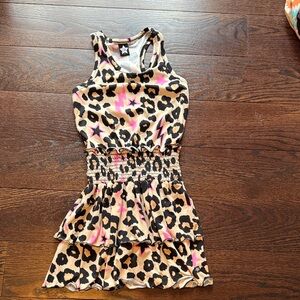 Leopard Print Sleeveless Dress